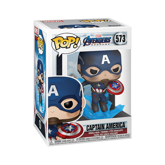 Funko | Pop CapA wBrokenShield&Mjolnir
