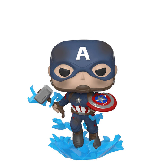 Funko | Pop CapA wBrokenShield&Mjolnir