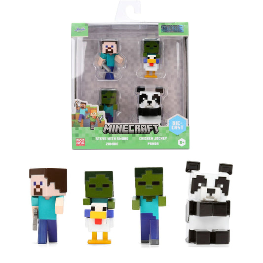 Jada | Minecraft Metalfigs W7 4pk