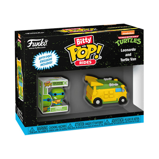 Funko | TMNT Bitty Pop Ride Leo w/Van