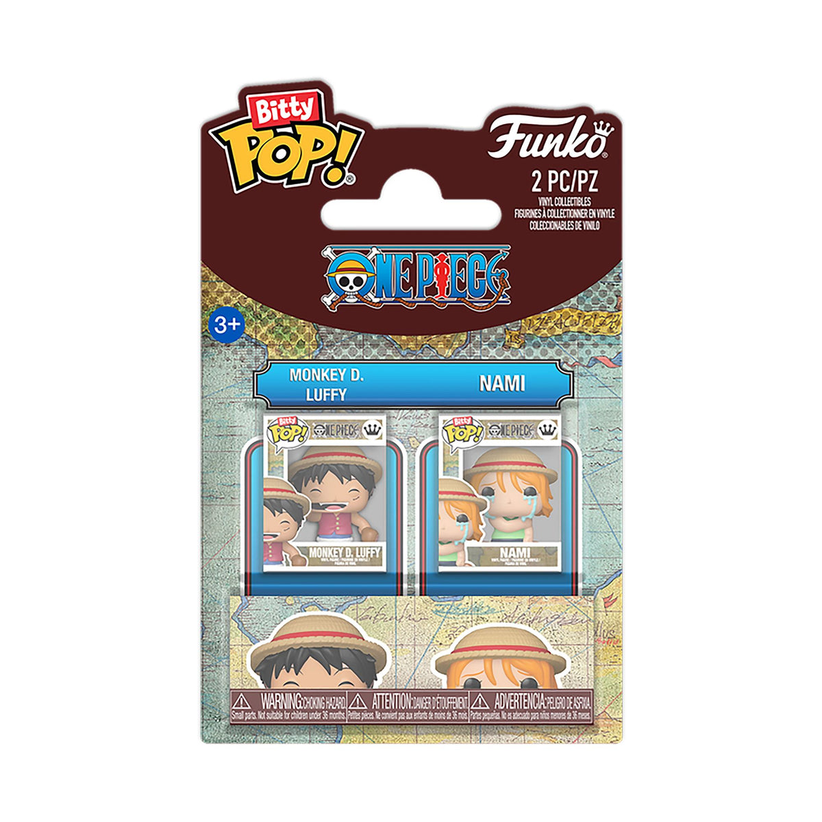 Funko | OP Bitty Pop 2pk Luffy & Nami