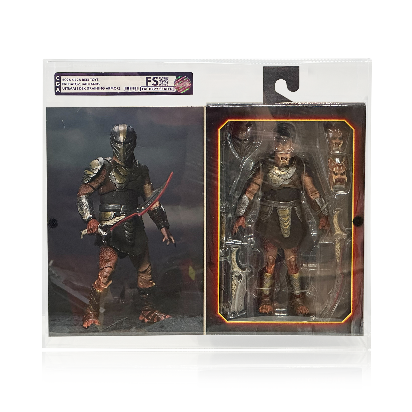 CGA FACTORY UNCIRCULATED 2026 NECA REEL TOYS PREDATOR:BADLANDS ULTIMATE DEK (TRAINING ARMOR)